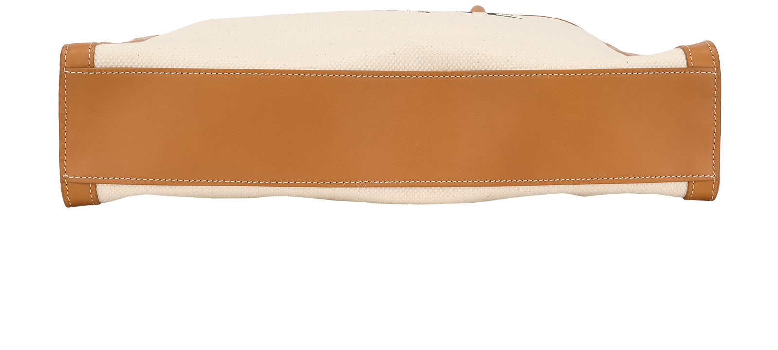 Large Vertical Cabas Tote, &pound;475, Handbags, Cream, Canvas, Top view